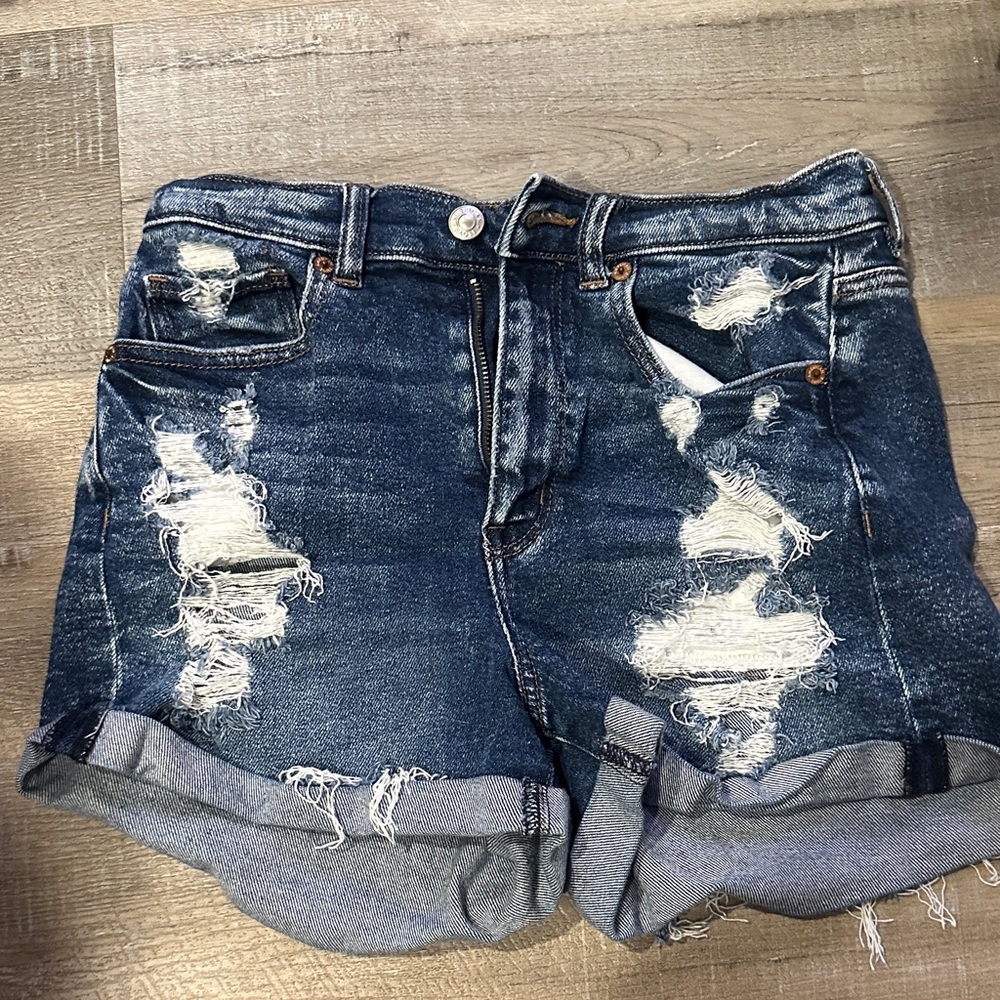 American Eagle Outfitters Ripped Denim Shorts